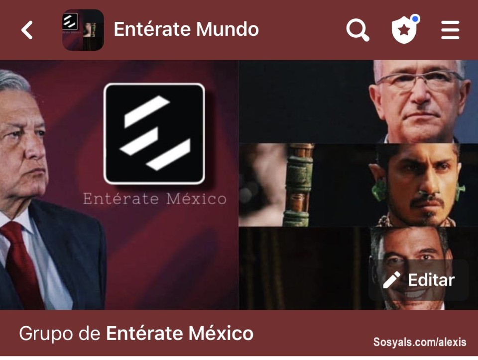 #MisGrupos 
El grupo de #ENTERATE Mundo con más de 80,000 miembros en facebook tiene como principal objetivo la publicación gratuita de noticias internacionales creadas por todos los miembros de esta cominudad a nivel mundial.
Puedes unirte y probarlo GRATIS para informar e informarte.
https://www.facebook.com/groups/enterat/