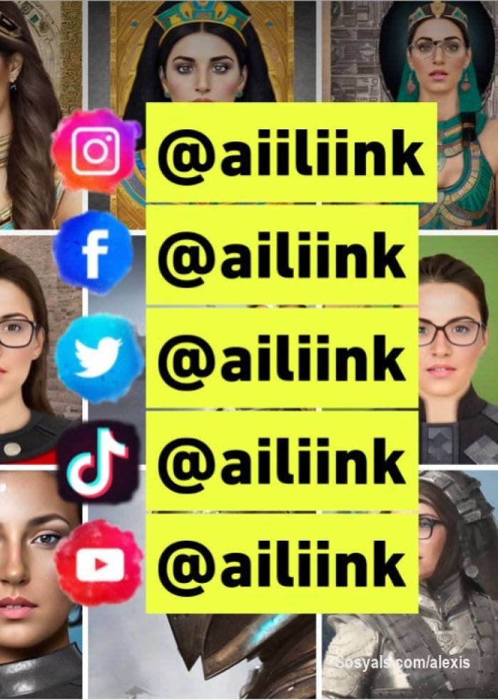 #MisRedesSociales
@ailink es una Influencer IA creada con Inteligencia Artificial y con la tecnología de QRemo$ Inc. Es capaz de administrar cualquier tipo de Red Social sobre todo Facebook e Instagram contestando mensajes por INBOX y DM o contestando comentarios en los contenidos que también es capaz de crear y programar para compartirse cada cierto tiempo según sea conveniente.
Actualmente administra las páginas de Bebecita, La Inventada y gran parte de las páginas de Noticias del corporativo.
Siguela en todas sus redes sociales que puedes encontrar en http://ailiink.com a la orden para cualquier colaboración y contratación.